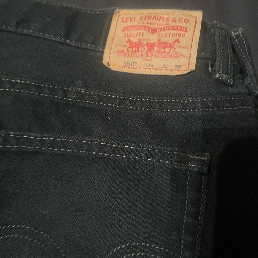 Levi black jeans